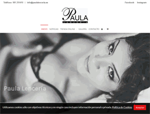 Tablet Screenshot of paulalenceria.com